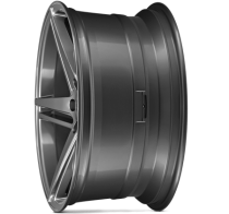 NEW 18 INCH VEEMANN V-FS31 ALLOY WHEELS IN GLOSS GRAPHITE WITH DEEPER CONCAVE 9" ET35 ALL ROUND 5x120
