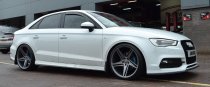 NEW 18 INCH VEEMANN V-FS31 ALLOY WHEELS IN GLOSS GRAPHITE WITH DEEPER CONCAVE 9" ET35 ALL ROUND 5x120