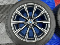 USED 20" GENUINE BMW G05 X5 STYLE 740 M SPORT ALLOY WHEELS, WIDE REAR,NEAR UNMARKED INC TYRES AND TPMS