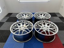 NEW 19 INCH CSL 8081 STYLE ALLOY WHEELS IN HYPER SILVER, WITH VERY DEEP CONCAVE 9.5" ET27 REAR 5x120