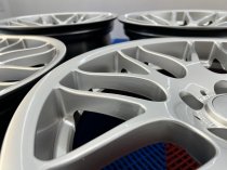 NEW 19 INCH CSL 8081 STYLE ALLOY WHEELS IN HYPER SILVER, WITH VERY DEEP CONCAVE 9.5" ET27 REAR 5x120