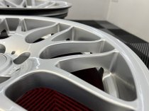 NEW 19 INCH CSL 8081 STYLE ALLOY WHEELS IN HYPER SILVER, WITH VERY DEEP CONCAVE 9.5" ET27 REAR 5x120