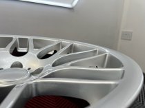 NEW 19 INCH CSL 8081 STYLE ALLOY WHEELS IN HYPER SILVER, WITH VERY DEEP CONCAVE 9.5" ET27 REAR 5x120