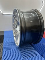 NEW 19 INCH CSL 8081 STYLE ALLOY WHEELS IN HYPER SILVER, WITH VERY DEEP CONCAVE 9.5" ET27 REAR 5x120