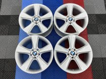 USED 19 INCH GENUINE BMW STYLE 128 5 SPOKE ALLOY WHEELS,EXCELLENT CONDITION EX DISPLAY 5x120