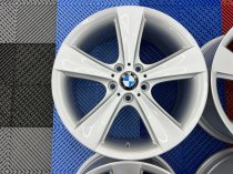 USED 19 INCH GENUINE BMW STYLE 128 5 SPOKE ALLOY WHEELS,EXCELLENT CONDITION EX DISPLAY 5x120