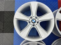 USED 19" GENUINE BMW STYLE 128 5 SPOKE ALLOY WHEELS,EXCELLENT CONDITION EX DISPLAY