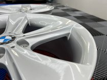 USED 19 INCH GENUINE BMW STYLE 128 5 SPOKE ALLOY WHEELS,EXCELLENT CONDITION EX DISPLAY 5x120