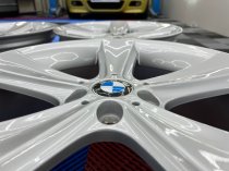 USED 19 INCH GENUINE BMW STYLE 128 5 SPOKE ALLOY WHEELS,EXCELLENT CONDITION EX DISPLAY 5x120
