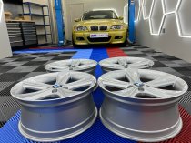 USED 19 INCH GENUINE BMW STYLE 128 5 SPOKE ALLOY WHEELS,EXCELLENT CONDITION EX DISPLAY 5x120