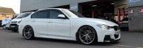 NEW 19 INCH VEEMANN VC580R ALLOY WHEELS IN CARBON MACHINED WITH DEEPER CONCAVE 9.5" REARS 5x112