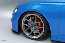NEW 20 INCH VEEMANN VC580R ALLOY WHEELS IN CARBON MACHINED, DEEPER CONCAVE ALL ROUND WITH 10.5" REARS 5x120