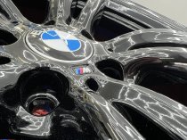 Used 19 Inch Genuine BMW Style 442 F30/31 M Double Spoke Alloy Wheels, Wide Rear, Fully Refurbished In Gloss Black 5x120