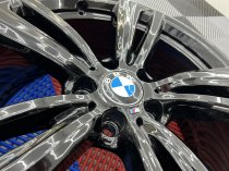 Used 19 Inch Genuine BMW Style 442 F30/31 M Double Spoke Alloy Wheels, Wide Rear, Fully Refurbished In Gloss Black 5x120