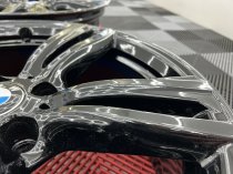 Used 19 Inch Genuine BMW Style 442 F30/31 M Double Spoke Alloy Wheels, Wide Rear, Fully Refurbished In Gloss Black 5x120