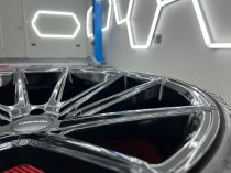 NEW 21 INCH VEEMANN V-FS4 ALLOY WHEELS IN GLOSS BLACK WITH DEEPER CONCAVE 10.5" REARS WITH NEW TYRES 5x120