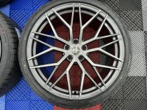 NEW 22 INCH VEEMANN VC520 ALLOY WHEELS IN DARK GRAPHITE MACHINED WITH DEEPER CONCAVE 11″ REARS FITTED WITH NEW TYRES AND TPMS SENSORS 5x120