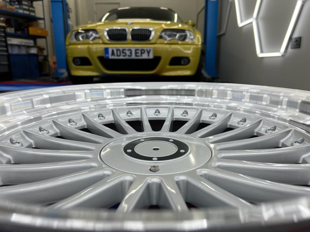 BM Autosport - New 18 Inch , Alpin Alloy Wheels In Silver With Polished ...