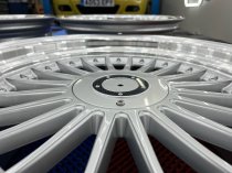 NEW 18 INCH ALPIN ALLOY WHEELS IN SILVER WITH POLISHED DISH AND DEEPER 10" REARS 5x112/120