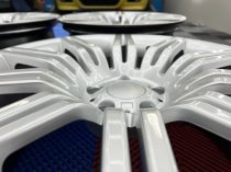 NEW 19 INCH SPYDER STYLE ALLOY WHEELS IN HYPER SILVER WITH DEEPER 9.5" REARS 5x120