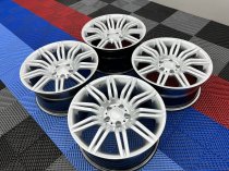 NEW 19 INCH SPYDER STYLE ALLOY WHEELS IN HYPER SILVER WITH DEEPER 9.5" REARS 5x120