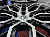 NEW 18 INCH FOX BMA S1 ALLOY WHEELS IN GLOSS BLACK WITH POLISHED FACE, DEEPER CONCAVE 8.5" REAR OPTION 5x120