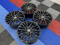 New 18 Inch Joka Vieste Palmerston Style Alloy Wheels In Gloss Black VW Transporter T5 T6 1000Kg Load Rating 5x120