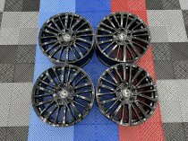 New 18 Inch Joka Vieste Palmerston Style Alloy Wheels In Gloss Black VW Transporter T5 T6 1000Kg Load Rating 5x120