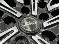 NEW 18" JOKA VIESTE ALLOY WHEELS IN GLOSS BLACK WITH POLISHED FACE 1000KG LOAD RATED