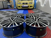 New 18 Inch Joka Vieste Palmerston Style Alloy Wheels In Gloss Black With Polished Face VW Transporter T5 T6 1000Kg Load Rating 5x120