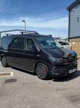 New 18 Inch Joka Vieste Palmerston Style Alloy Wheels In Gloss Black With Polished Face VW Transporter T5 T6 1000Kg Load Rating 5x120