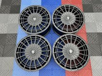 NEW 18 INCH FOX WX1 ALLOY WHEELS IN SATIN BLACK LOAD RATED 1000KG VW TRANSPORTER T5 T6 5x108/120