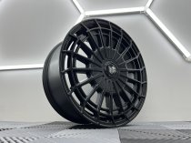NEW 18 INCH FOX WX1 ALLOY WHEELS IN SATIN BLACK LOAD RATED 1000KG VW TRANSPORTER T5 T6 5x108/120