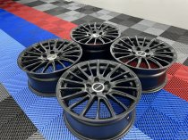 Used 17 Inch Genuine Borbet LS2 Alloy Wheels in Satin Black, ET45, 5x112