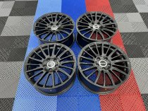 Used 17 Inch Genuine Borbet LS2 Alloy Wheels in Satin Black, ET45, 5x112