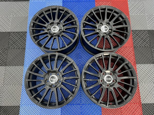 Used 17 Inch Genuine Borbet LS2 Alloy Wheels in Satin Black, ET45, 5x112