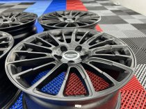 Used 17 Inch Genuine Borbet LS2 Alloy Wheels in Satin Black, ET45, 5x112