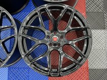 NEW 19 INCH ISPIRI ISR10 ALLOY WHEELS IN GLOSS BLACK WITH DEEP CONCAVE ALL ROUND 9.5/10″ 5x112