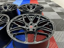 NEW 19 INCH ISPIRI ISR10 ALLOY WHEELS IN GLOSS BLACK WITH DEEP CONCAVE ALL ROUND 9.5/10" 5x112