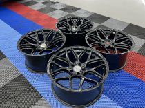 NEW 19 INCH ISPIRI ISR10 ALLOY WHEELS IN GLOSS BLACK WITH DEEP CONCAVE ALL ROUND 9.5/10" 5x112
