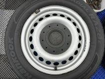 USED 16" GENUINE VW TRANSPORTER T5/6 STEEL WHEELS, CLEAN INC HANKOOK TYRES AND BOLTS