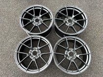 NEW 19 INCH CS STYLE ALLOY WHEELS IN SATIN GUNMETAL WITH WIDER 9.5" REAR 5x120