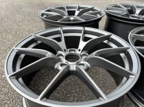 NEW 19 INCH CS STYLE ALLOY WHEELS IN SATIN GUNMETAL WITH WIDER 9.5" REAR 5x120