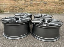 NEW 19 INCH CS STYLE ALLOY WHEELS IN SATIN GUNMETAL WITH WIDER 9.5" REAR 5x120