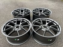NEW 19 INCH CS STYLE ALLOY WHEELS IN SATIN GUNMETAL WITH WIDER 9.5" REAR 5x120