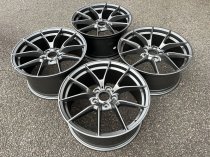 NEW 19 INCH CS STYLE ALLOY WHEELS IN SATIN GUNMETAL WITH WIDER 9.5" REAR 5x120