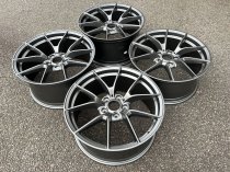 NEW 19" CS STYLE ALLOY WHEELS IN SATIN GUNMETAL WITH WIDER 9.5" REAR