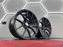 New 19 Inch CS Style Alloy Wheels In Satin Gunmetal, MP Engraved With Wider 9.5" Rear 763 IW 5x120