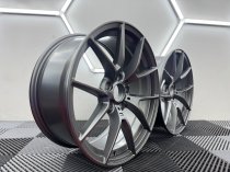 New 19 Inch CS Style Alloy Wheels In Satin Gunmetal, MP Engraved With Wider 9.5" Rear 763 IW 5x120