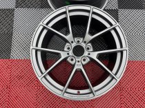 New 19 Inch CS Style Alloy Wheels In Satin Gunmetal, MP Engraved With Wider 9.5" Rear 763 IW 5x120